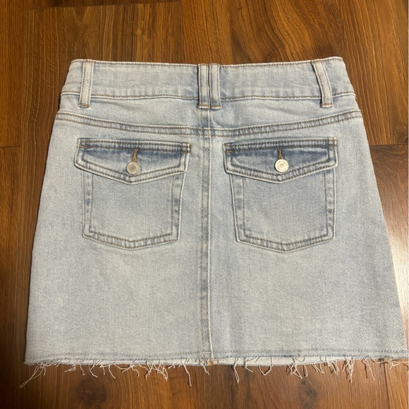 Art Class Girls’ Low-Rise Denim Mini Skirt - Light Indigo M - Picture 5 of 5